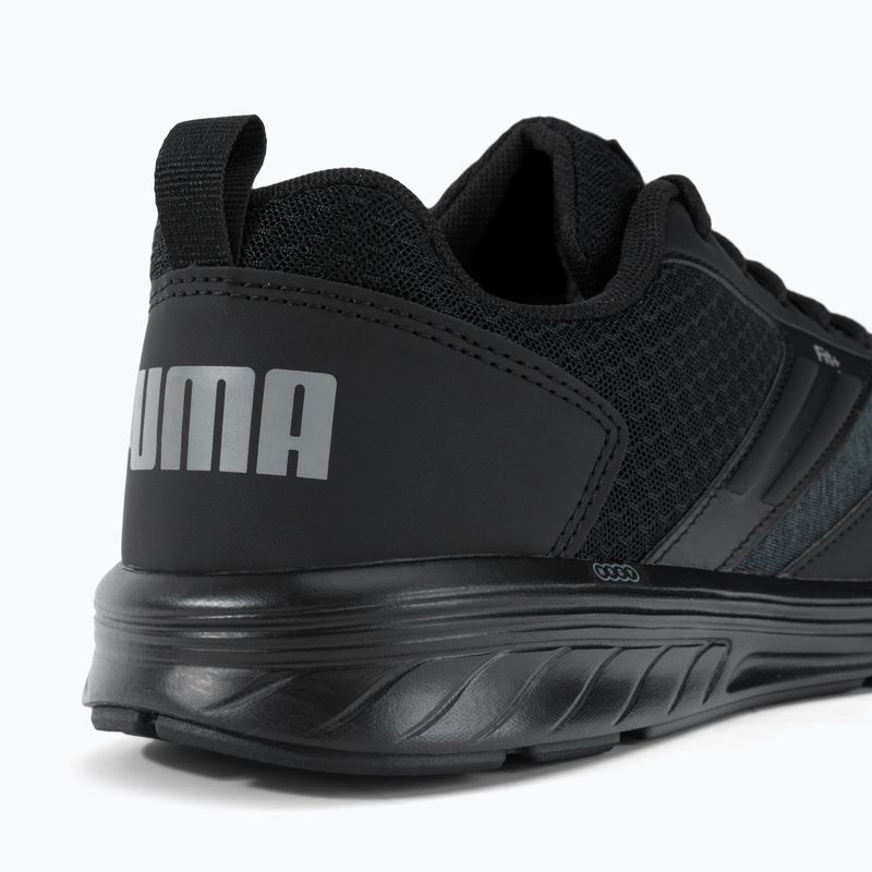 PUMA Nrgy Comet Laufschuhe schwarz-grau 190556 38 9