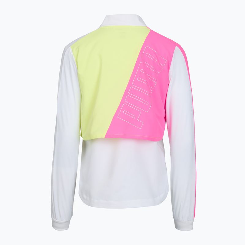 Damen-Laufjacke Puma Run Lite Woven Ultra Jacket pink/neon/white 2