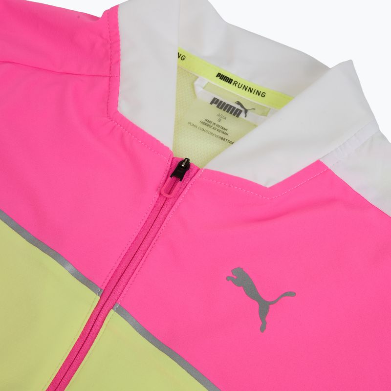 Damen-Laufjacke Puma Run Lite Woven Ultra Jacket pink/neon/white 3
