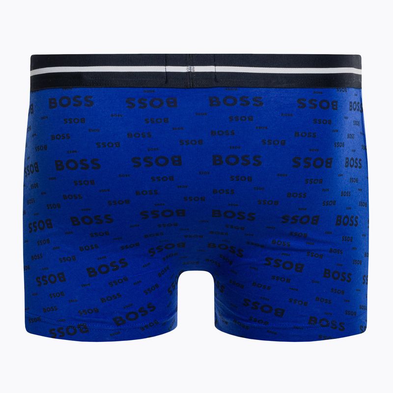 Hugo Boss Trunk Bold Design Herren Boxershorts 3 Paar blau/schwarz/grün 50490027-466 5