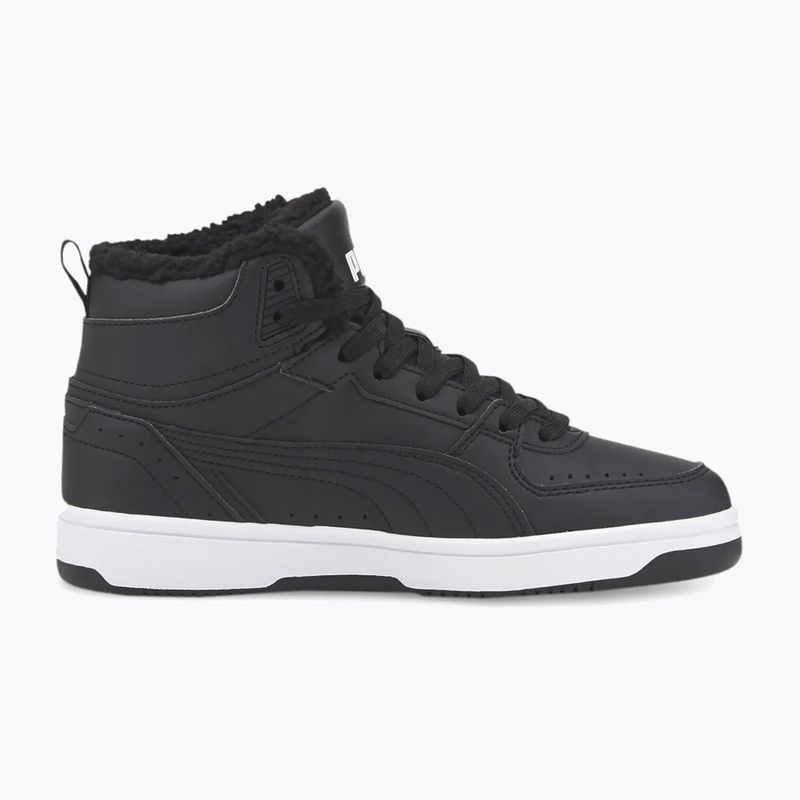 PUMA Rebound Joy Fur Jr Kinderschuhe puma schwarz/puma weiß