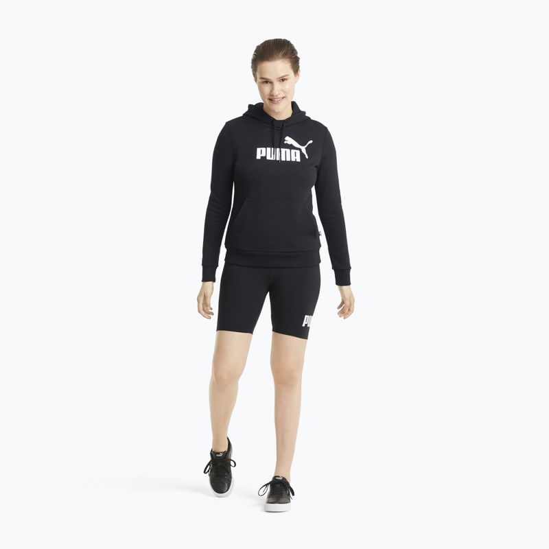 Damen Hoodie Sweatshirt PUMA Essentials Logo Hoodie TR puma black 2