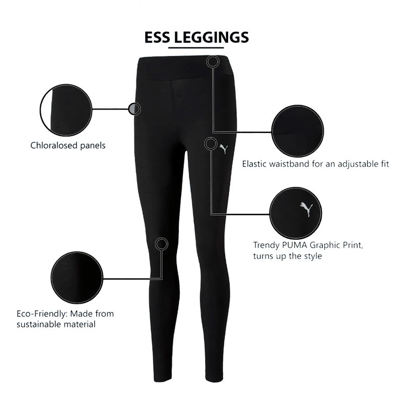 Damen-Leggings Puma Essentials puma schwarz/katze    Neu