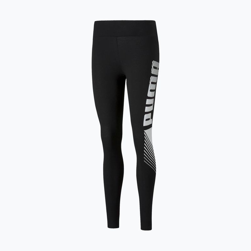 Damen Trainingsleggings PUMA Essentials Graphic schwarz 586875_01 5