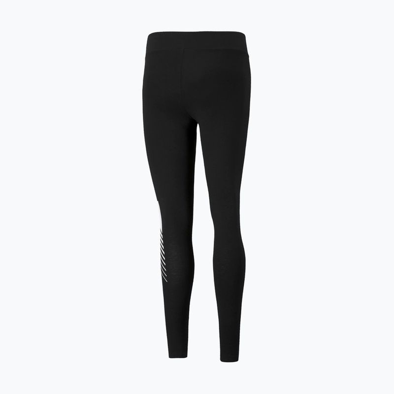 Damen Trainingsleggings PUMA Essentials Graphic schwarz 586875_01 6