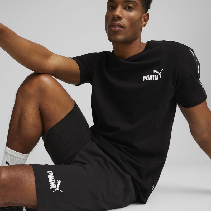 Herren PUMA Ess Jersey Shorts puma schwarz