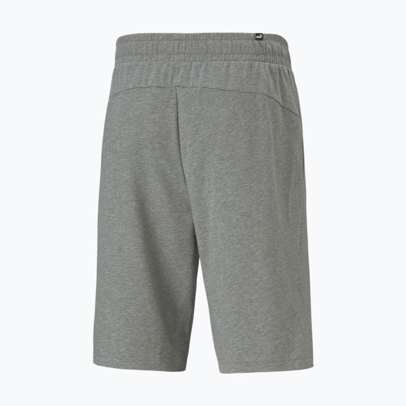 Herren PUMA Ess Jersey Shorts mittelgrau heather 2