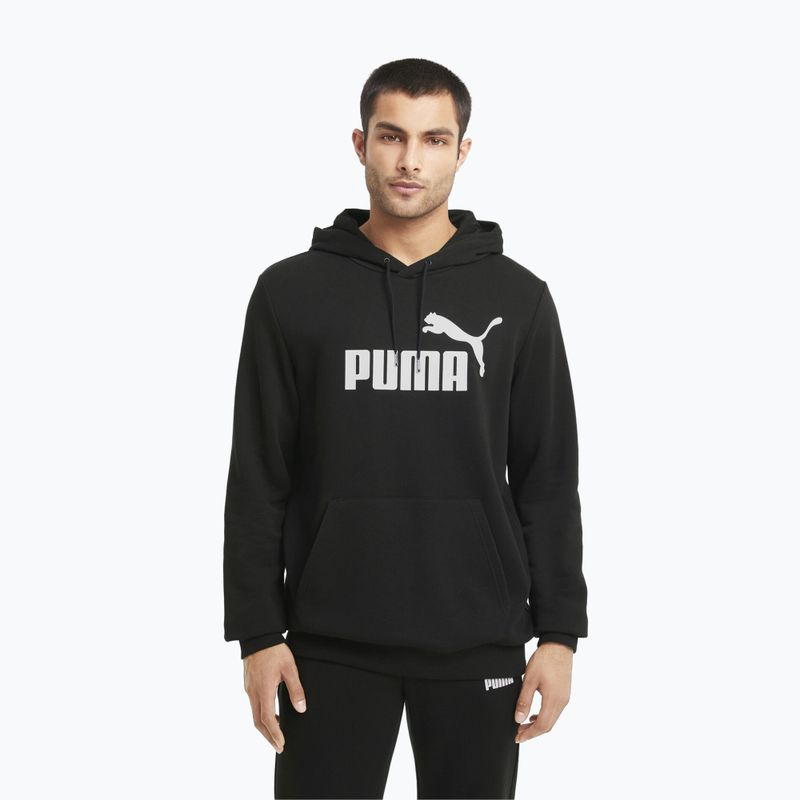 Herren Hoodie Sweatshirt PUMA Essentials Big Logo Hoodie TR puma black