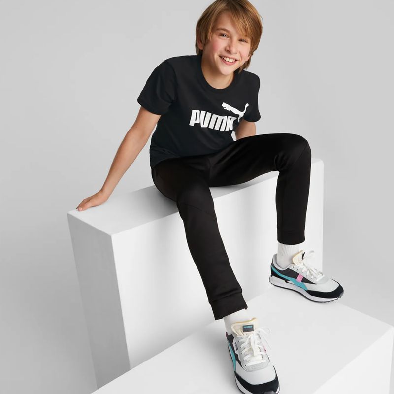 PUMA Essentials Logo Tee für Kinder puma schwarz
