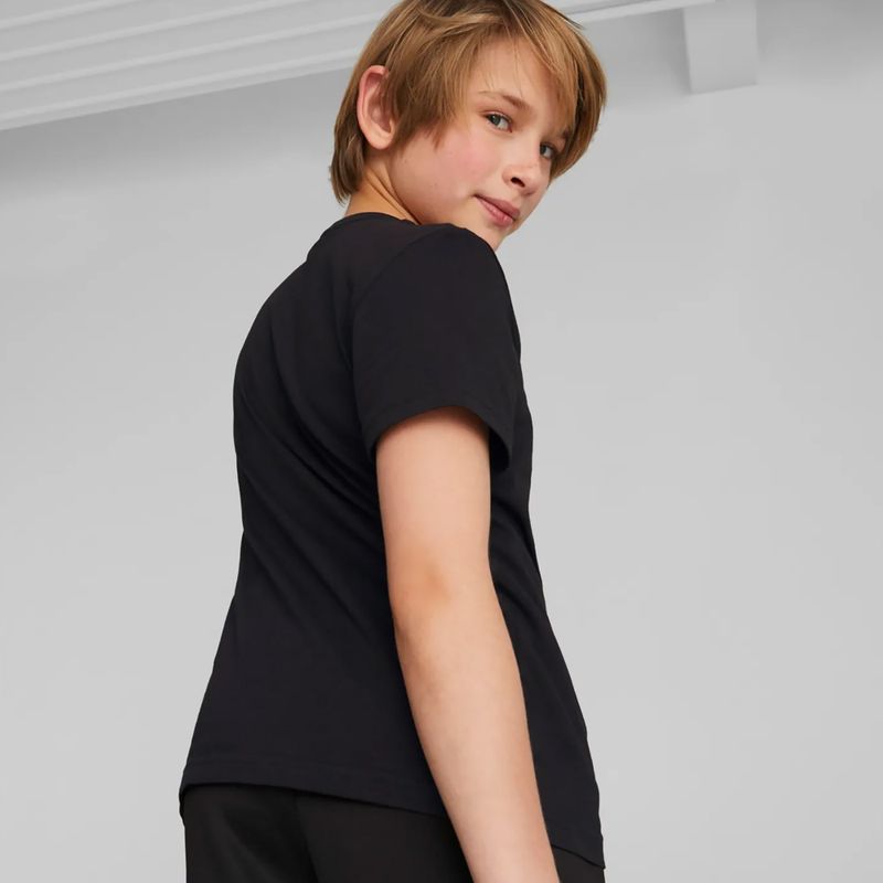 PUMA Essentials Logo Tee für Kinder puma schwarz