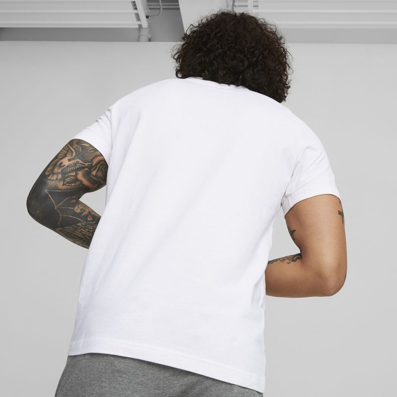 Herren PUMA Ess Logo Tee puma weiß