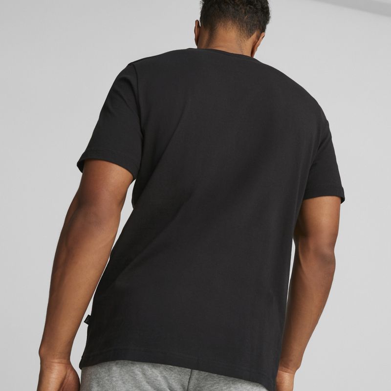 Herren PUMA Ess Logo Tee puma schwarz 5
