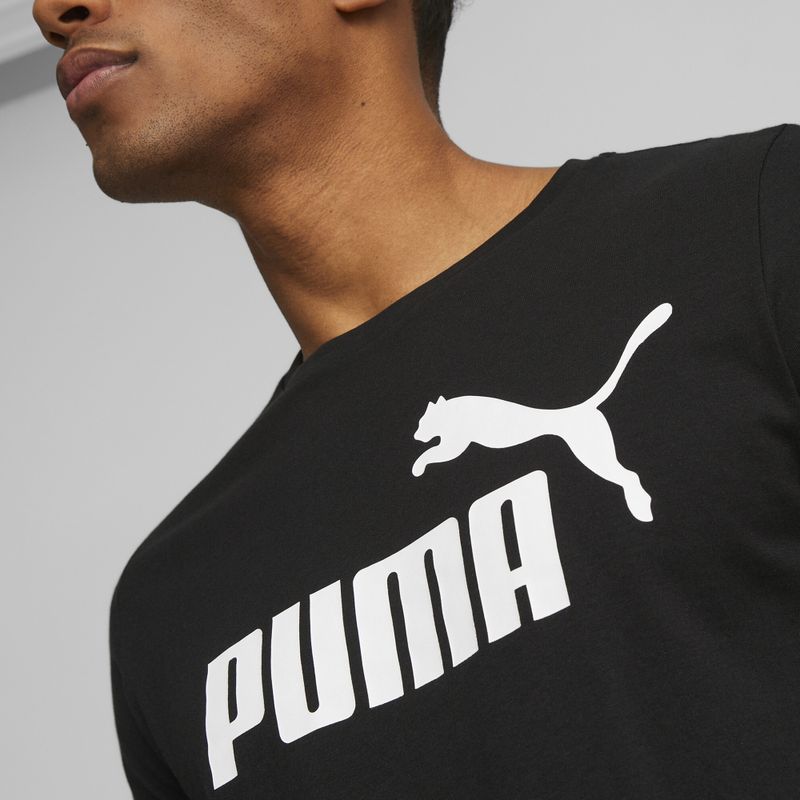 Herren PUMA Ess Logo Tee puma schwarz 6