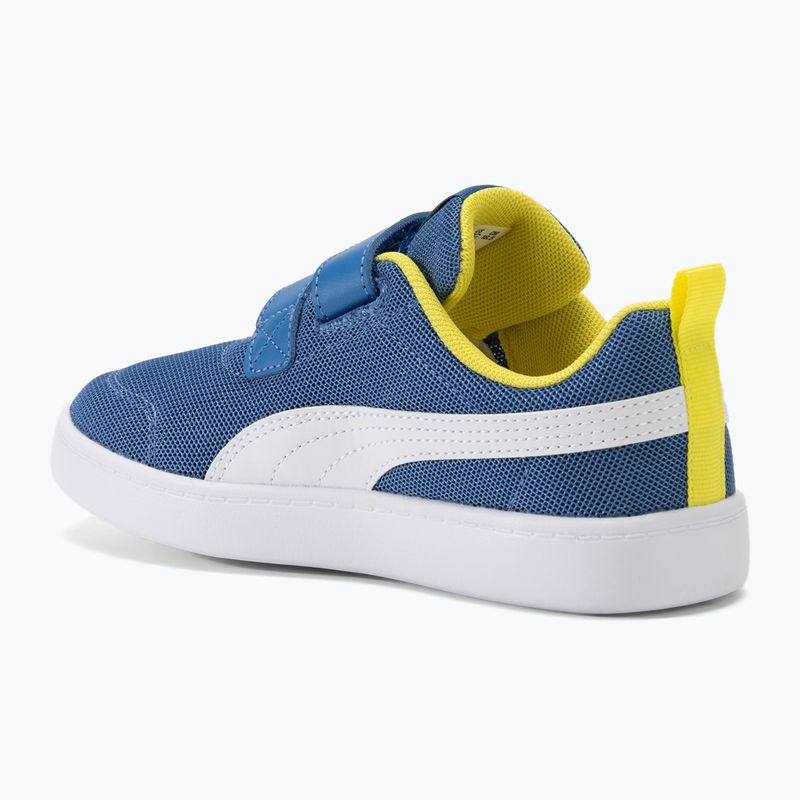 PUMA Courtflex v2 Mesh V PS star sapphire/puma weiß Kinderschuhe