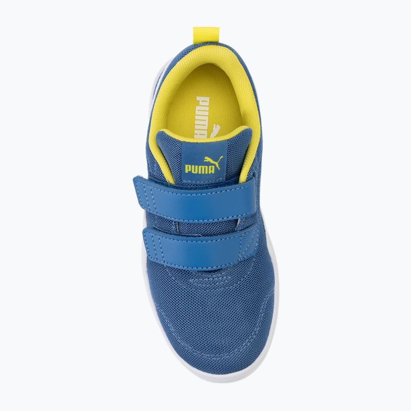 PUMA Courtflex v2 Mesh V PS star sapphire/puma weiß Kinderschuhe