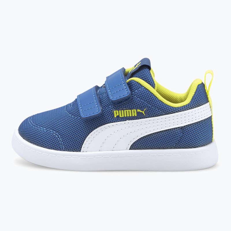 PUMA Courtflex v2 Mesh V Inf star shappire/puma weiß Kinderschuhe 9