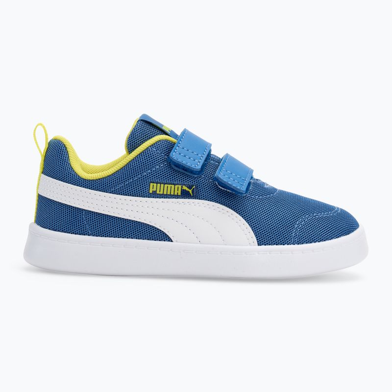 PUMA Courtflex v2 Mesh V Inf star shappire/puma weiß Kinderschuhe 2