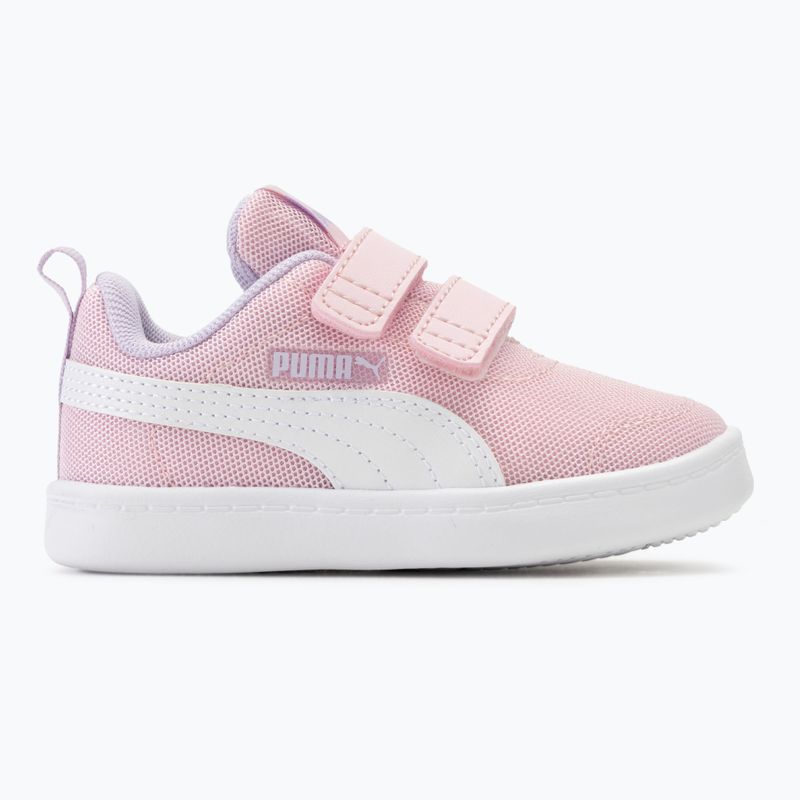 PUMA Courtflex v2 Mesh V Inf rosa Damen/puma weiß Kinderschuhe 2