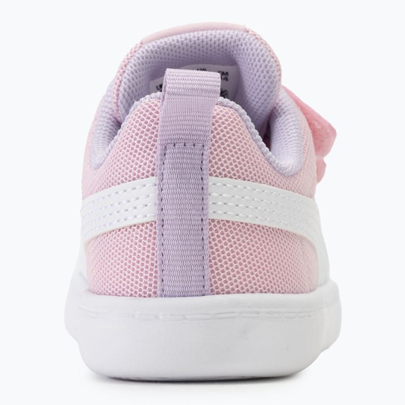 PUMA Courtflex v2 Mesh V Inf rosa Damen/puma weiß Kinderschuhe 6