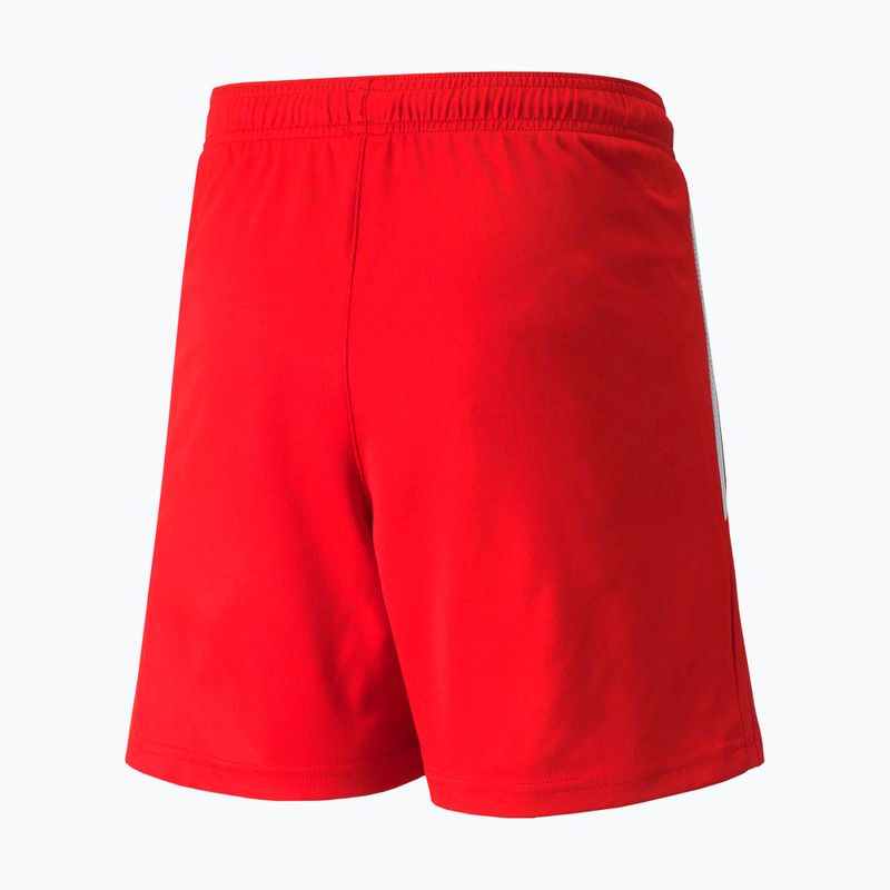 PUMA Teamliga Kinder Fußballshorts rot 704931 01 2