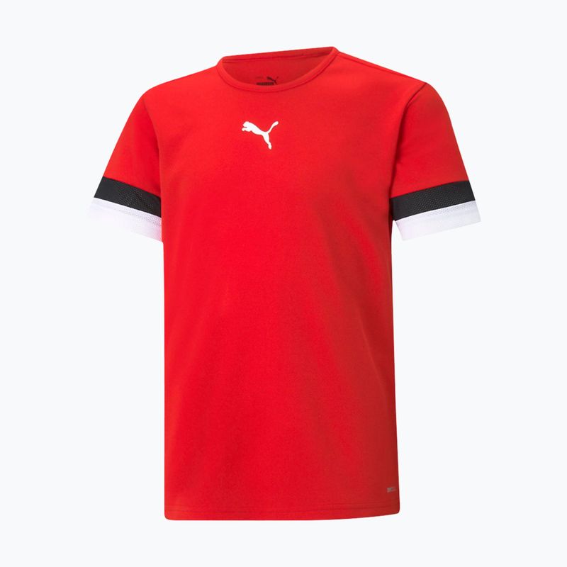 PUMA Kinder Fußballtrikot teamRISE Jersey rot 704938_01 5