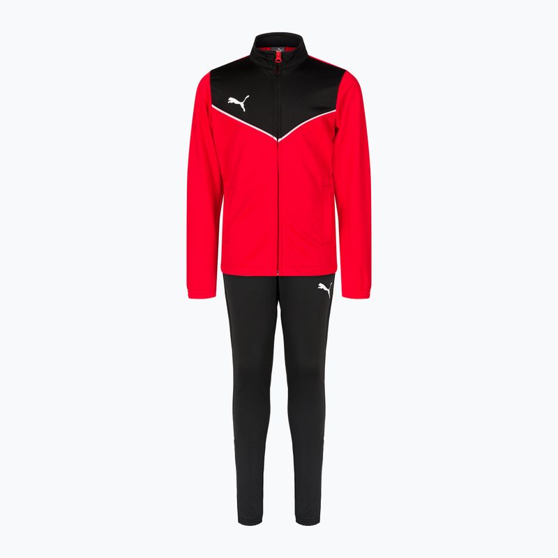 PUMA Individualrise Trainingsanzug Kinder Fußball-Trainingsanzug rot/schwarz 657535_01