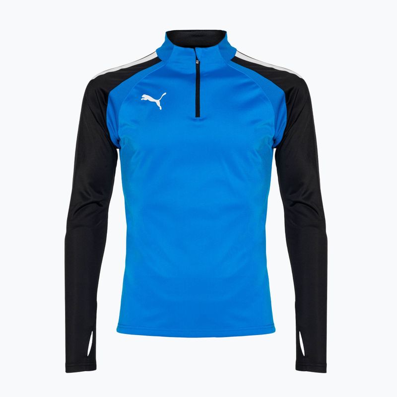 Herren PUMA Teamliga 1/4 Zip Top Fußballtrikot blau 657236 02