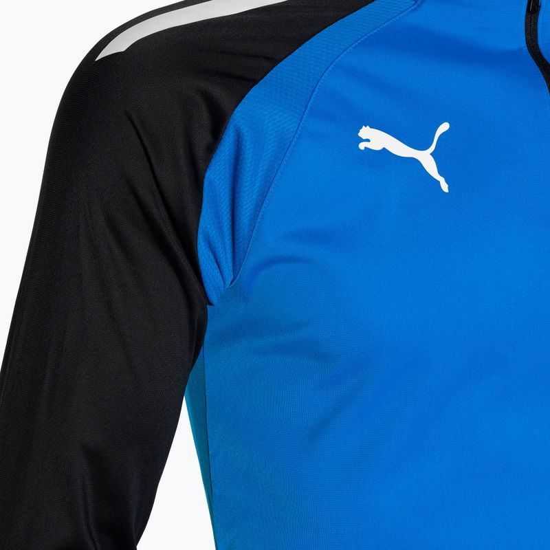 Herren PUMA Teamliga 1/4 Zip Top Fußballtrikot blau 657236 02