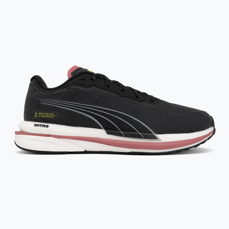 Laufschuhe für Damen Puma Velocity Nitro WTR black/silver/yellow 2