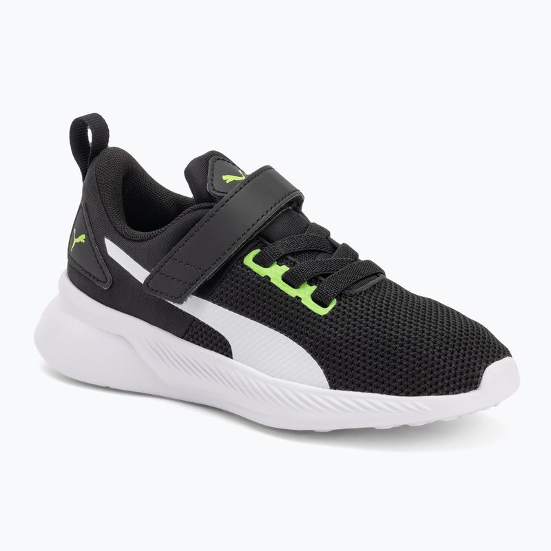 PUMA Flyer Runner V PS Kinderschuhe grün flash/puma weiß