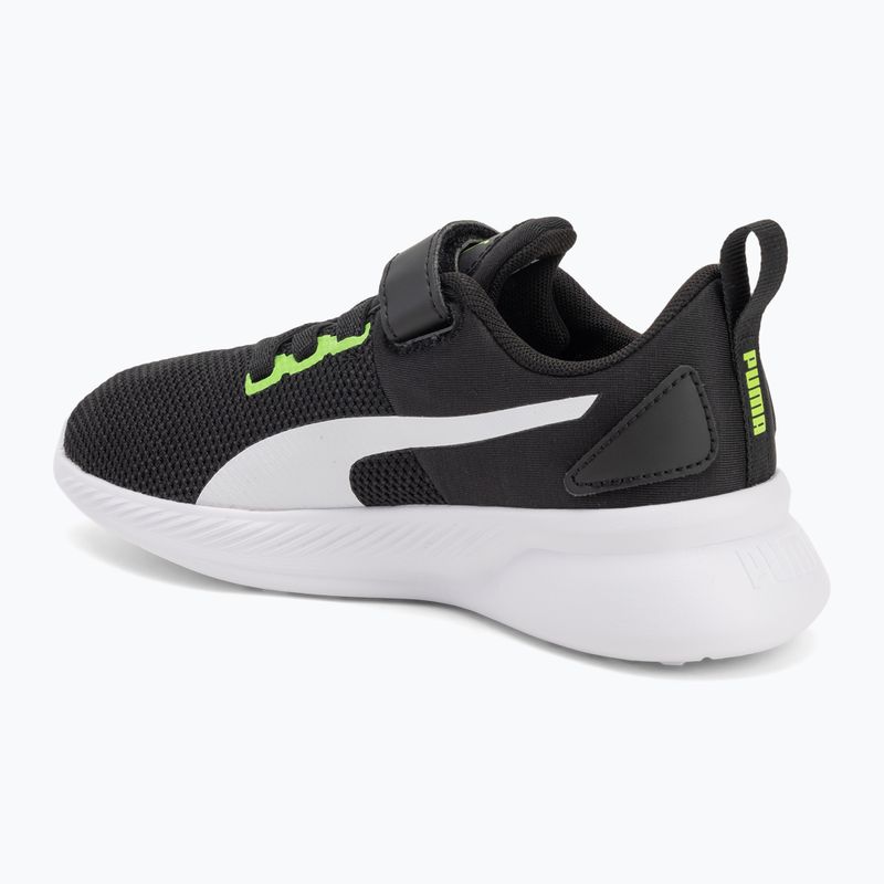 PUMA Flyer Runner V PS Kinderschuhe grün flash/puma weiß 3