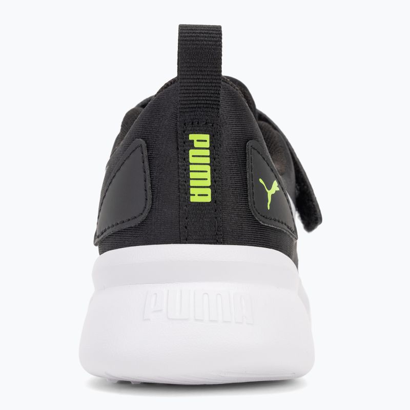 PUMA Flyer Runner V PS Kinderschuhe grün flash/puma weiß 6