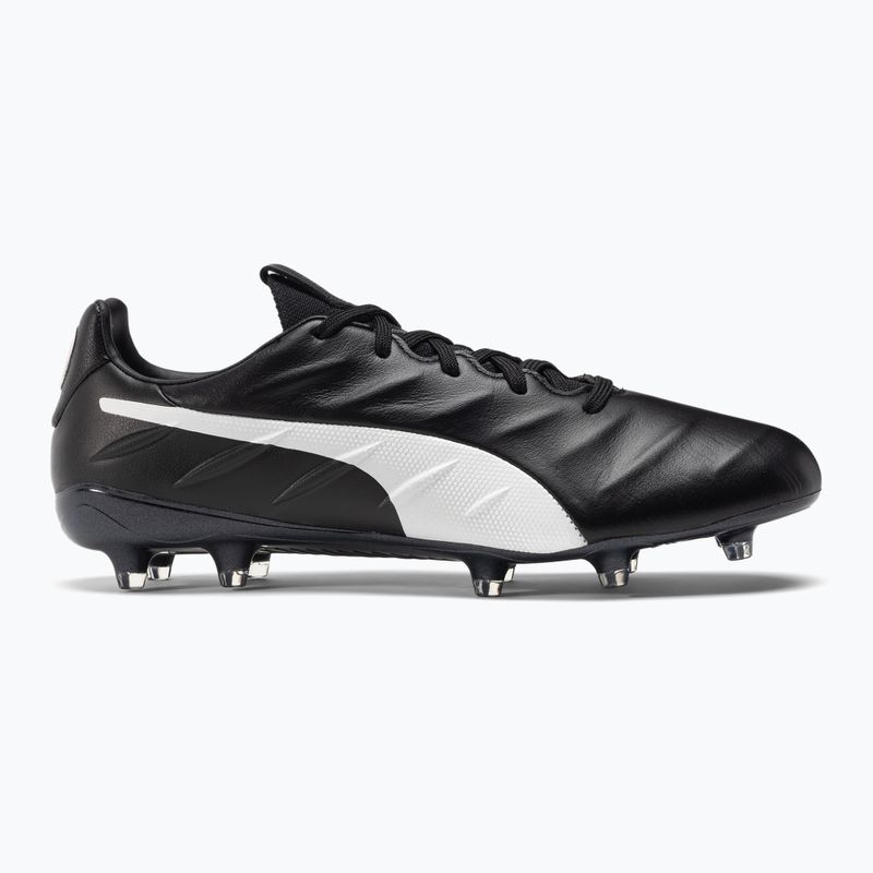 PUMA King Platinum 21 FG/AG Herren Fußballschuhe schwarz/weiß 106478 01 2