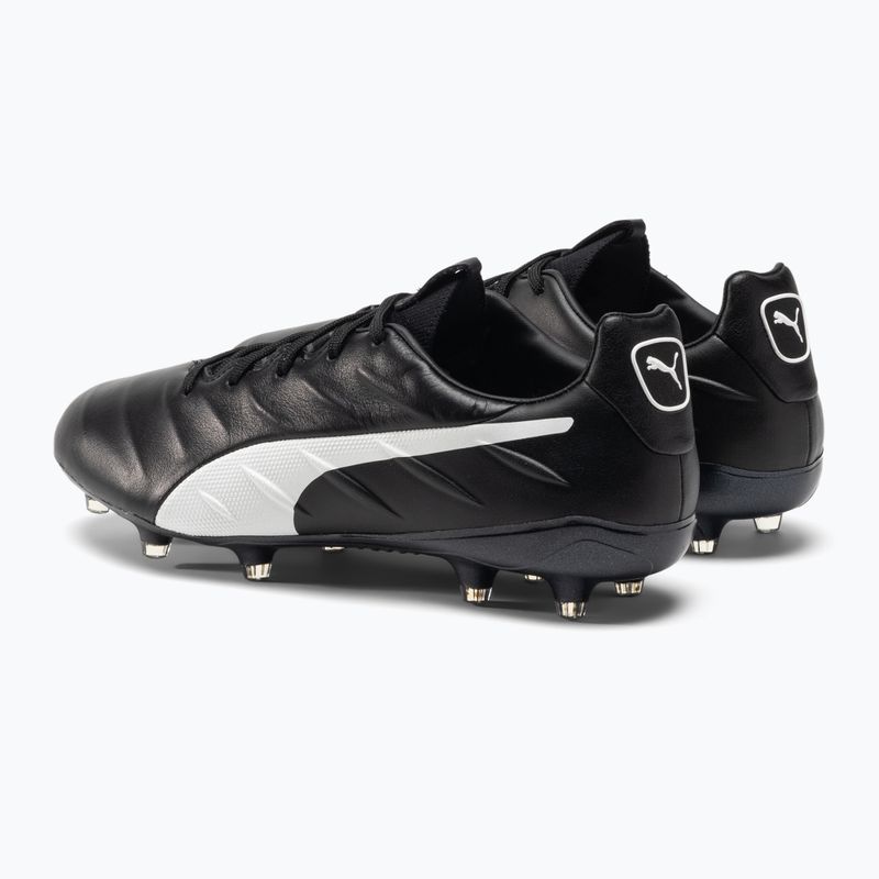 PUMA King Platinum 21 FG/AG Herren Fußballschuhe schwarz/weiß 106478 01 3