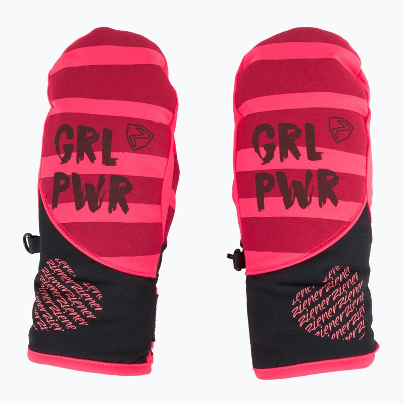 Kinder Snowboardhandschuhe ZIENER Liwani As Pr Fäustling rot 211902.308758 3