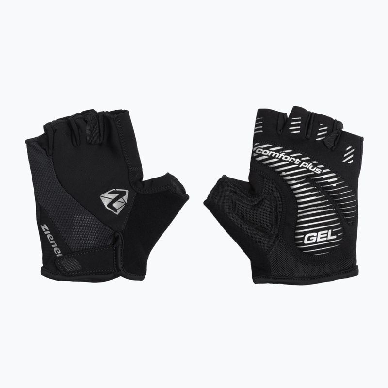 Herren Radhandschuhe Ziener MTB Collby Gel schwarz