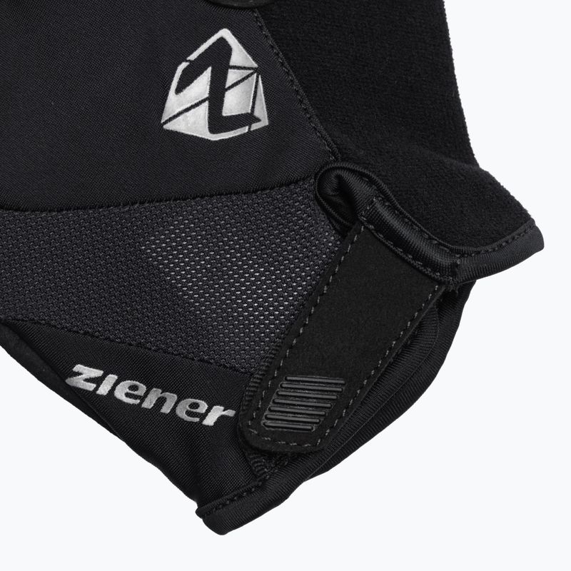 Herren Radhandschuhe Ziener MTB Collby Gel schwarz 4