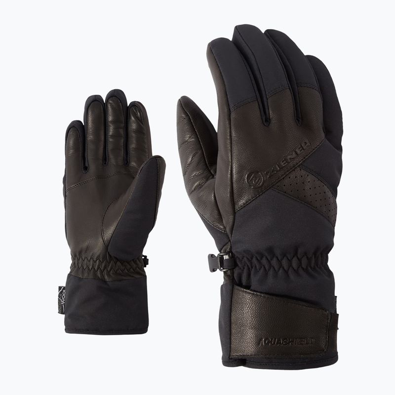 Skihandschuhe Herren ZIENER Getter AS AW schwarz 2211 6