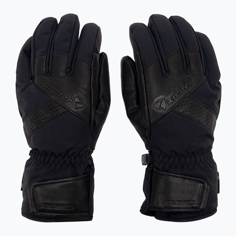 Skihandschuhe Herren ZIENER Getter AS AW schwarz 2211 3