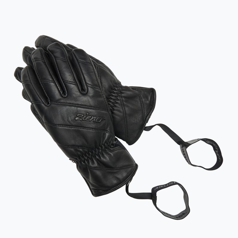 Skihandschuhe Damen ZIENER Kuma Aquashield black 6