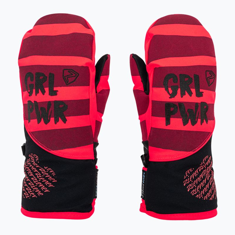 Skihandschuhe Kinder ZIENER Liwani AS PR Mitten rot 81998 3