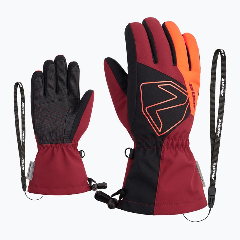 Skihandschuhe Kinder ZIENER Laval AS AW rot 81995 6