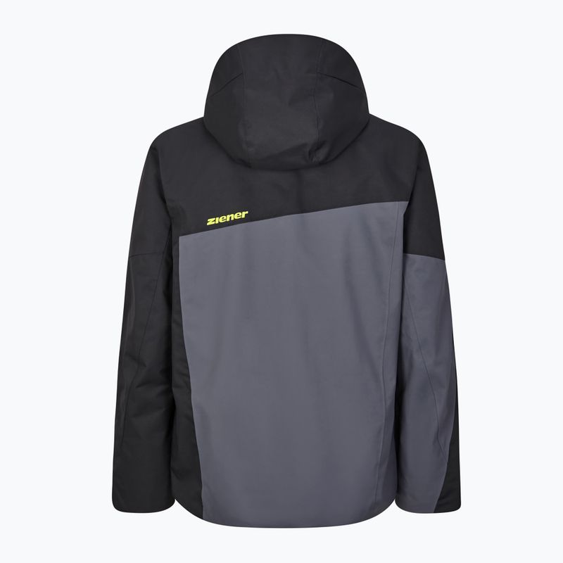 Skijacke Herren ZIENER Tungua schwarz-grau 22423 2