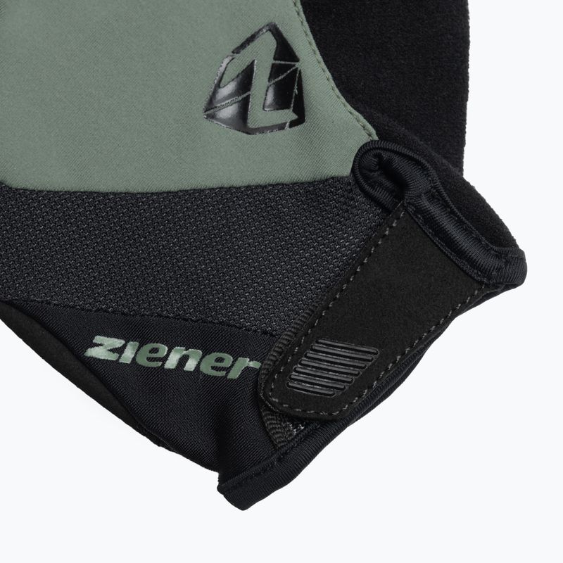Herren Ziener MTB Collby Gel grün Stein Radhandschuhe 4