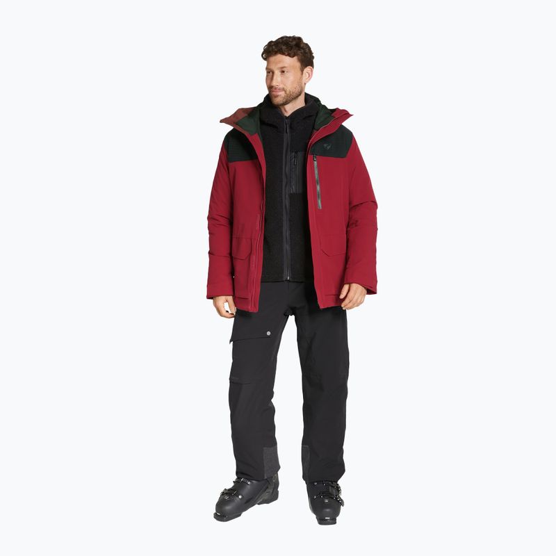 Herren Skijacke ZIENER Traver rot Hütte 4