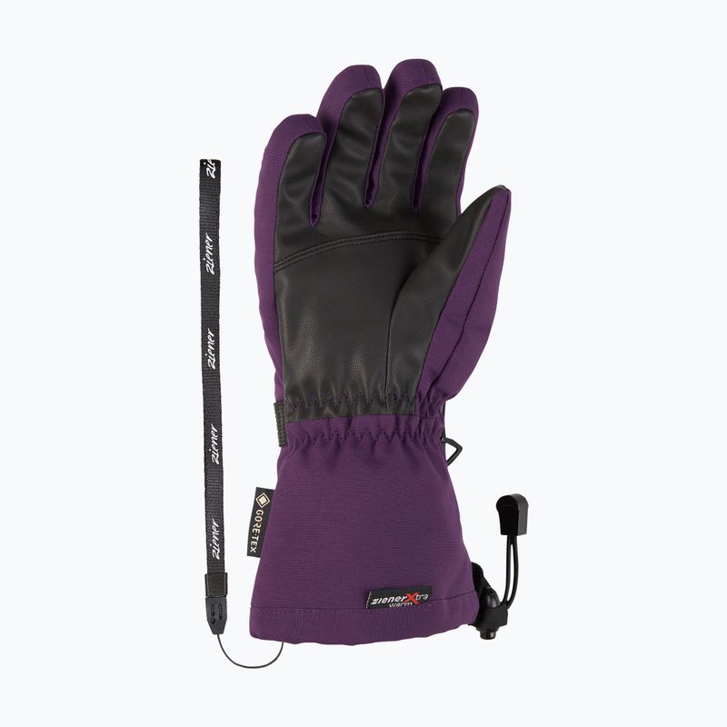 Skihandschuhe Kinder ZIENER Lani GTX dark violet 9