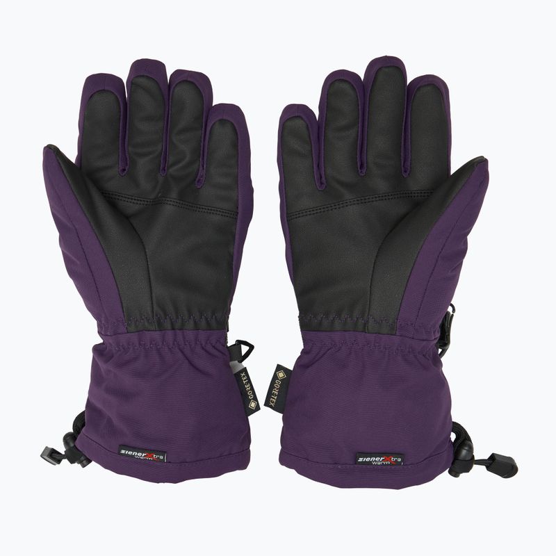 Skihandschuhe Kinder ZIENER Lani GTX dark violet 2