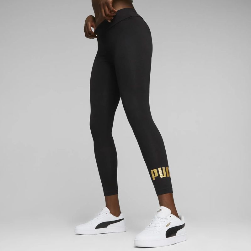 Damen-Leggings PUMA ESS+ Metallic puma schwarz 3