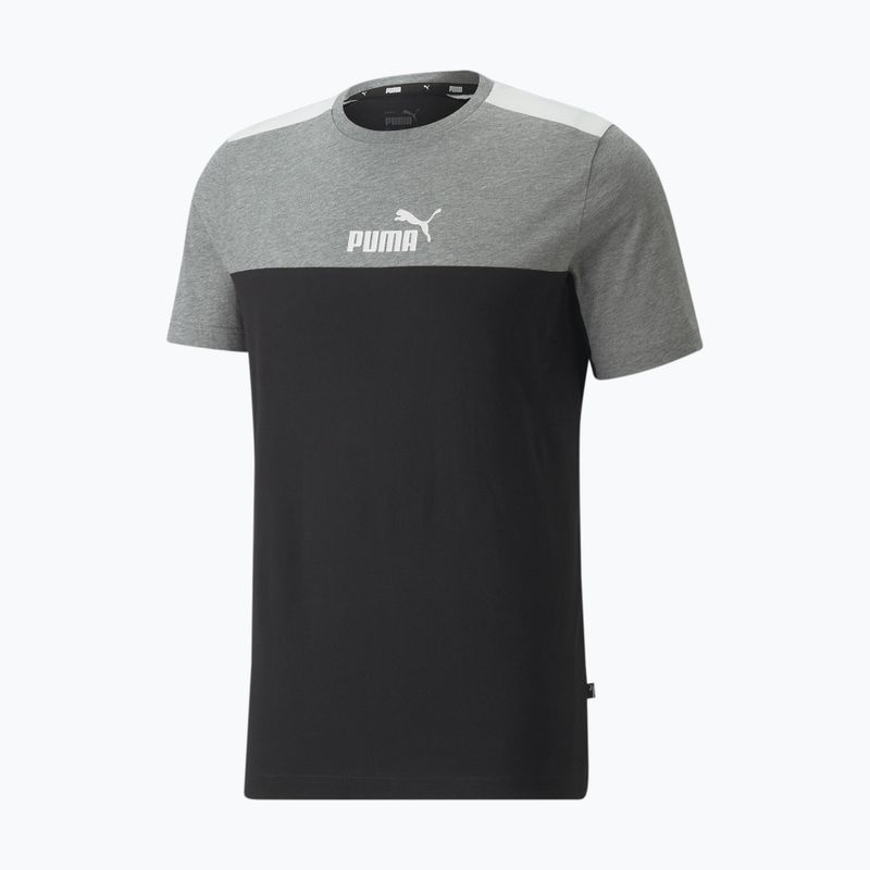 Herren PUMA ESS+ Block Tee puma schwarz