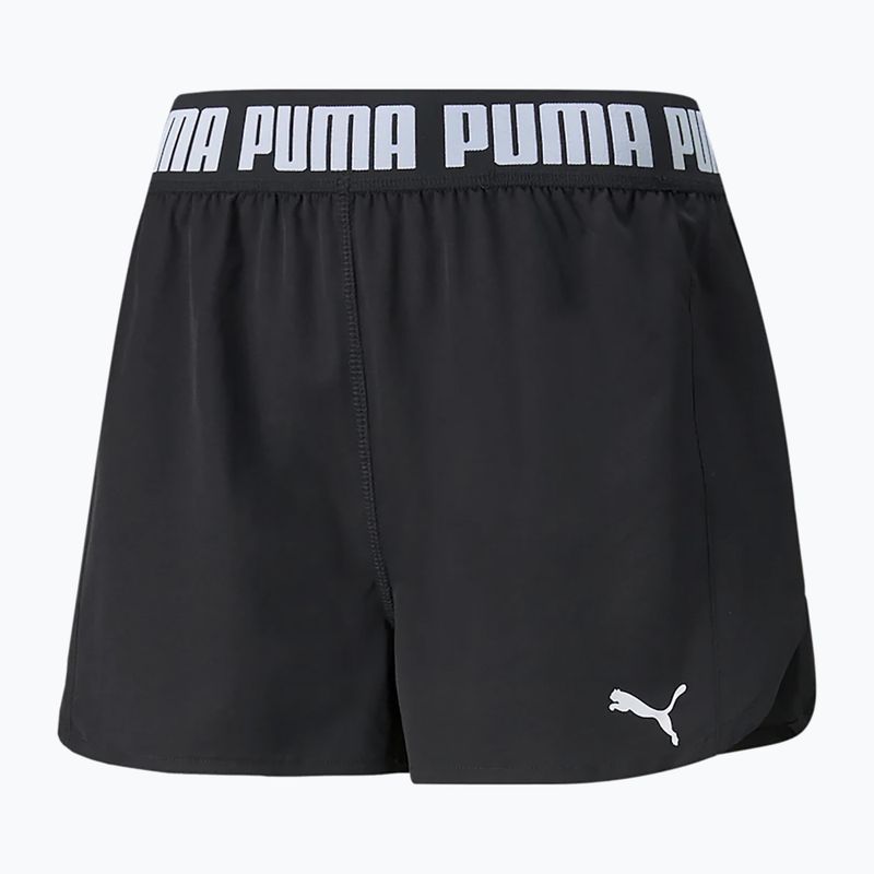 Damen Trainingsshorts Puma Train Puma Strong Woven 3" puma schwarz 3